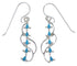 Sterling Silver Turquoise Pendant Earrings Jewelry Set NX65554